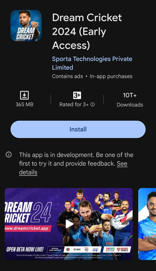 Dream11 parent launches its 1st cricket mobile game in India