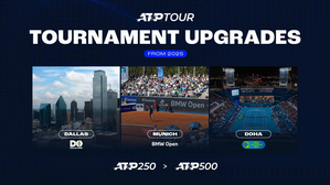 Dallas, Doha & Munich upgraded To ATP 500 tournaments from 2025 (Photo Credit: ATP)
