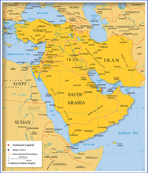 India caught between 'West Asia' and 'Middle East' (Pit Stop in DC)