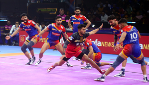 Our defenders are playing a bit too aggressively, says Yoddhas' Assistant Coach Upendra Malik after their victory over Bengaluru Bulls in Season 10 match of the Pro Kabaddi League (PKL) in Noida. Photo credit: PKL