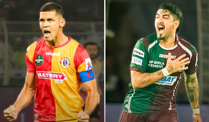 Playoffs spot at stake as East Bengal FC take on Mohun Bagan Super Giant in Kolkata Derby in the Indian Super League (ISL) 2023-24 at the Salt Lake Stadium in Kolkata on Sunday.