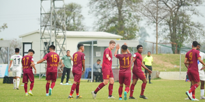Rajasthan United FC toy with hapless NEROCA FC in 5-1 win in I-league 2023-24 in Sri Bhaini Sahib on Monday. Photo credit: I-League