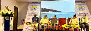 Surfing Federation of India launches 5th edition of Indian Open of Surfing from May 31 to June 2 at the picturesque Sasihithlu Beach in Mangalor. 