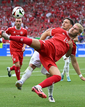 Erik Janza’s late deflection ends Denmark vs Slovenia in draw