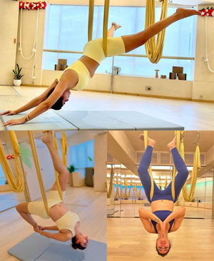 ‘Understanding law of anti-gravity’, actress Deepti Sadhwani drops pics of aerial yoga