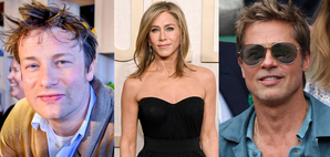  Jamie Oliver, Brad Pitt, Jennifer Aniston