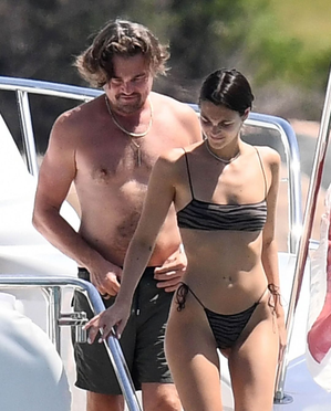 Leonardo DiCaprio spotted vacationing with Italian model Vittoria Ceretti on a yacht