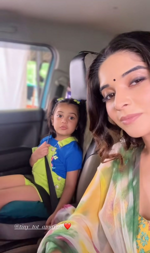 Bhavika Sharma reunites with 'Ghum Hai Kisikey Pyaar Meiin' co-star Amayra 