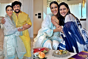 Nia Sharma ties rakhi to her brother, 'Ek Hazaaron Mein' co-star Krystle; shares photos