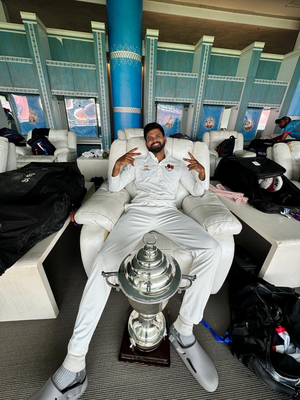 Shreyas Iyer expresses ‘amazing feeling’ as Mumbai ends ‘long wait’ for Irani Cup title with commanding victory over Rest of India (RoI) in Lucknow on Saturday. Photo credit: Shreyas Iyer@X