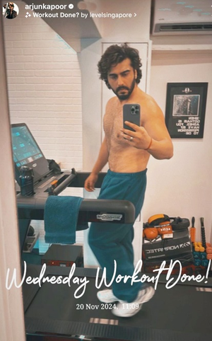Arjun Kapoor is done with his ‘Wednesday workout’