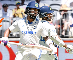 Yashasvi Jaiswal and K.L. Rahul help India seize control of first Test against Australia; push the lead to 218 runs at the end of the second day of the Perth Test of the Border-Gavaskar Trophy series on Saturday. Photo credit: BCCI