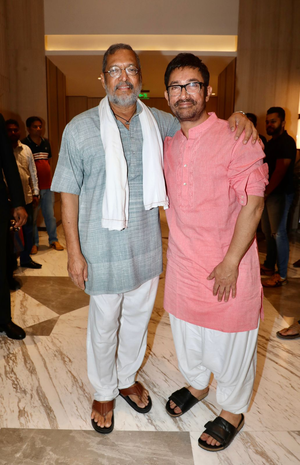 Aamir Khan, Nana Patekar shoot for a podcast, are podcasts drifting towards over-saturation?