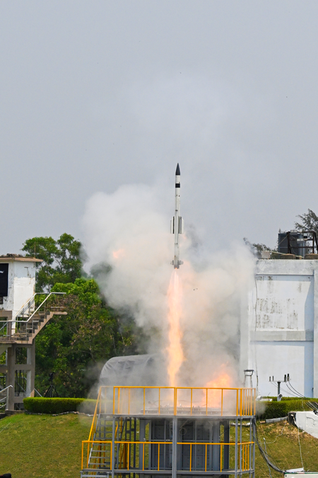 India successfully flight-tests indigenously-developed vertically-launched Surface-to-Air Missile