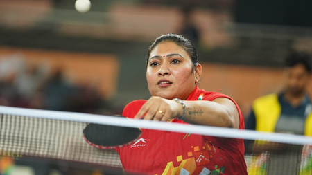 Sonalben Patel wins gold in table tennis; Pardeep Joon, Sahista shine in powerlifting on the penultimate day of the Khelo India Para Games 2025 in New Delhi on Wednesday. Photo credit: SAI Media