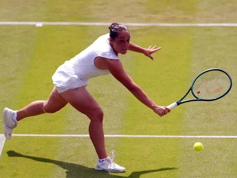 Elisabetta Cocciaretto stuns No. 3 seed Jessica Pegula in 58 minutes in women's singles first round at Wimbledon 2025 in London. Photo credit: WTA 