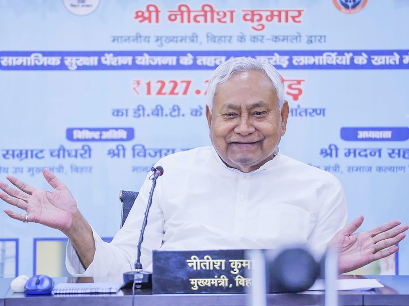 Nitish Kumar, File Photo - IANS 