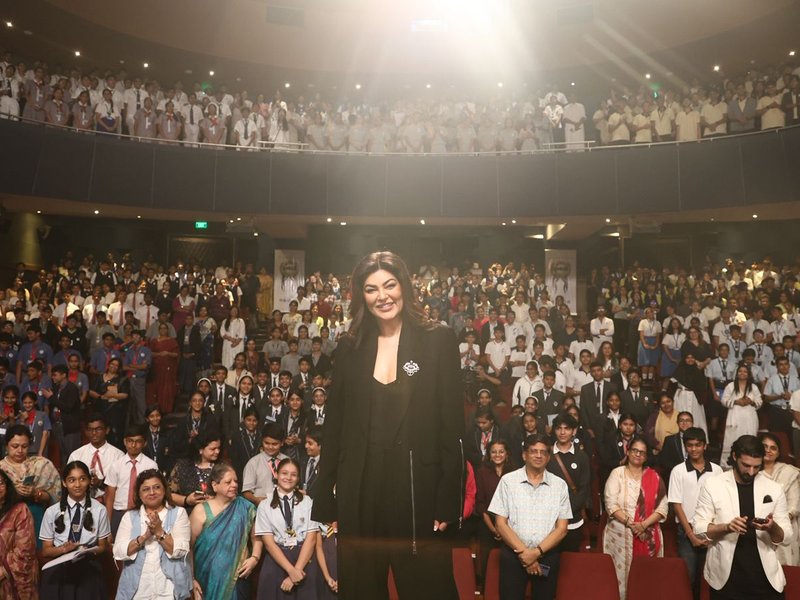 Sushmita Sen inspires youth to embrace self-worth and acceptance at leadership event