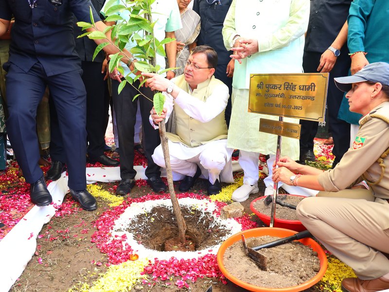 Uttarakhand goes greener: Over 8 lakh trees planted state-wide during Harela Festival