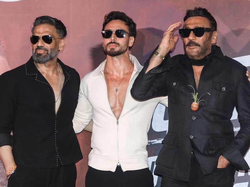 Tiger Shroff surprises dad Jackie Shroff during the 'Hunter Season 2' trailer launch