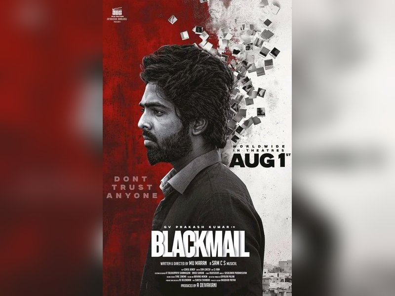 Dhanush releases gripping trailer of G V Prakash Kumar-starrer ‘Blackmail’ (Photo Credit: G V Prakash X)