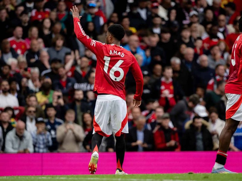 A top five finish would be a ‘good season’ for Man Utd: Amad. Photo credit: Manchester United/X