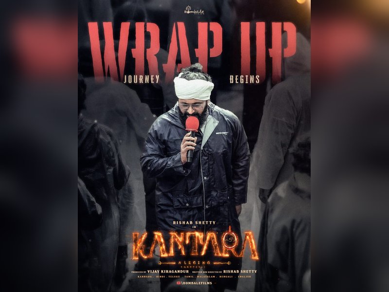 Rishab Shetty's Kantara: Chapter 1 wrapped, say makers as they release glimpse video of film's making!