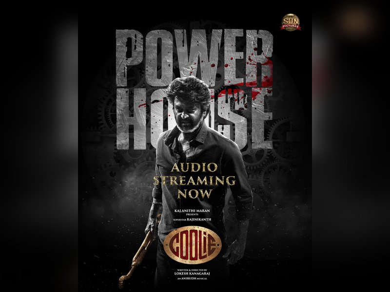 Lyric video of third single 'Powerhouse' from Rajinikanth's Coolie released