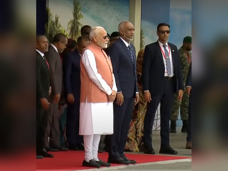 PM Modi lands in Male to attend Maldives' 60th Independence Day as guest of honour