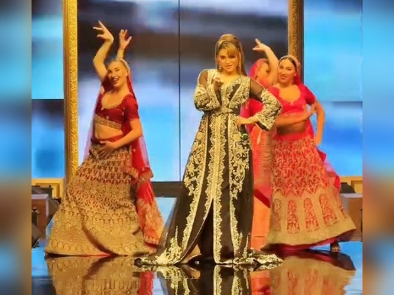 Urvashi Rautela sets the stage on fire during her performance in Jeddah kingdom of Saudi Arabia