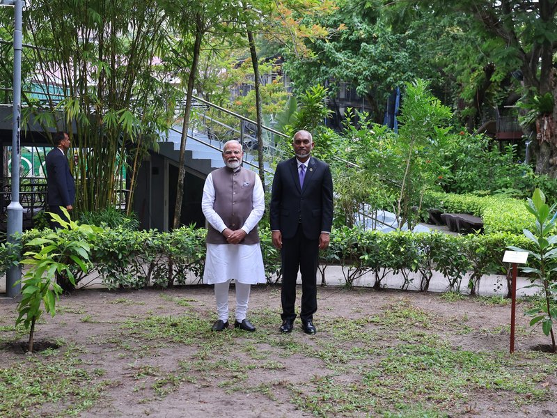PM Modi continues to expand 'Ek Ped Maa Ke Naam' initiative globally with tree plantation in Maldives