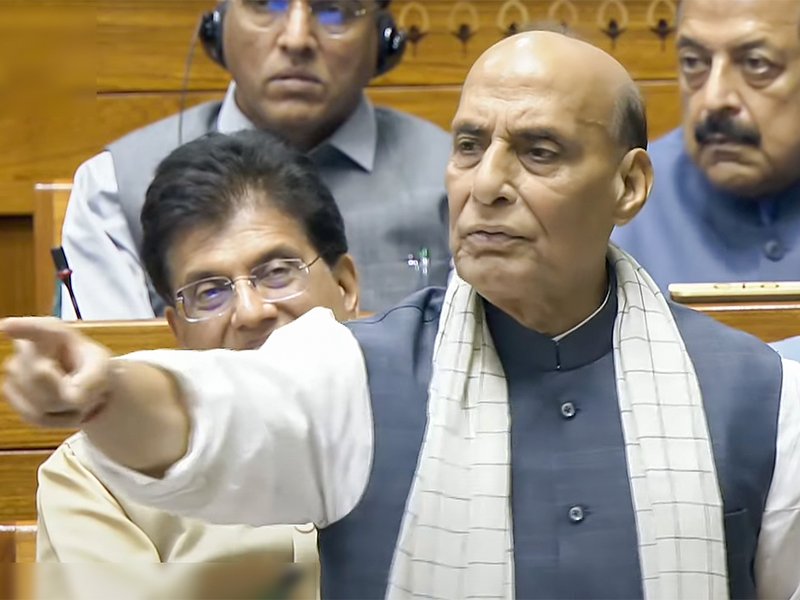 Don't know how to ask a question: Rajnath Singh slams Oppn for questioning success of Op Sindoor