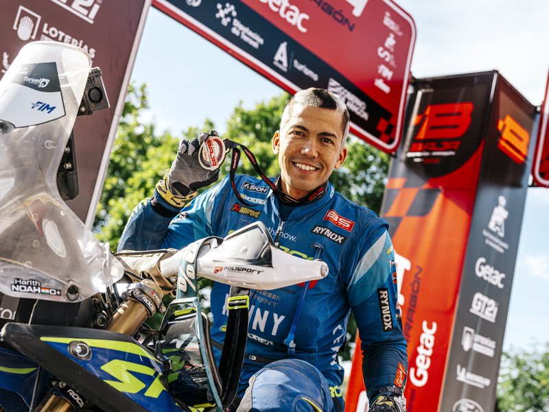 Harith Noah finishes fifth at Baja Aragon 2025, the latest edition of the FIM Bajas World Cup, held in the region of Aragon in northern Spain.  