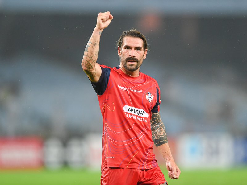 Luka Majcen's goal helps Diamond Harbour gain full points against former champions Mohammedan Sporting in a Group B clash of 134th Durand Cup at the Vivekananda Yuba Bharati Krirangan (VYBK) in Kolkata on Monday.  