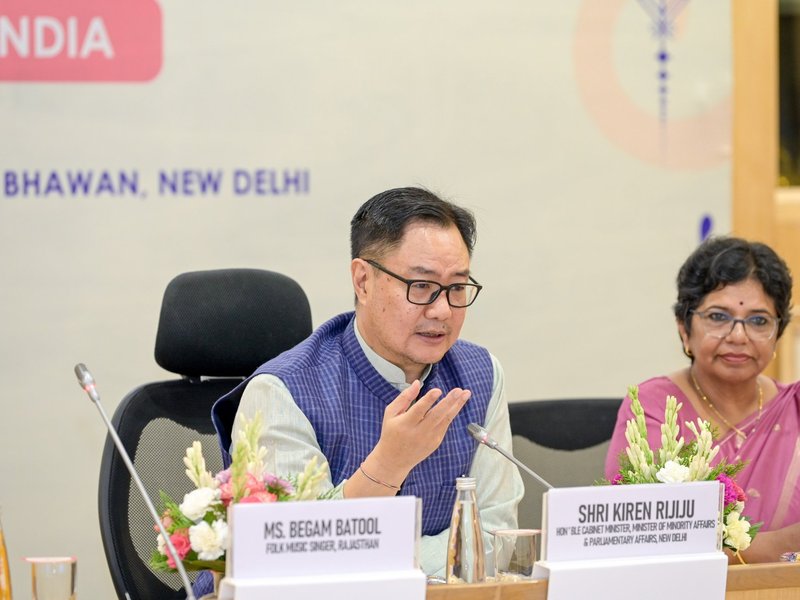 मुस्लिम महिलाओं को उनके अधिकारों के प्रति सशक्त करना, समावेशी विकास की दिशा में एक अहम कदम : किरेन रिजिजू