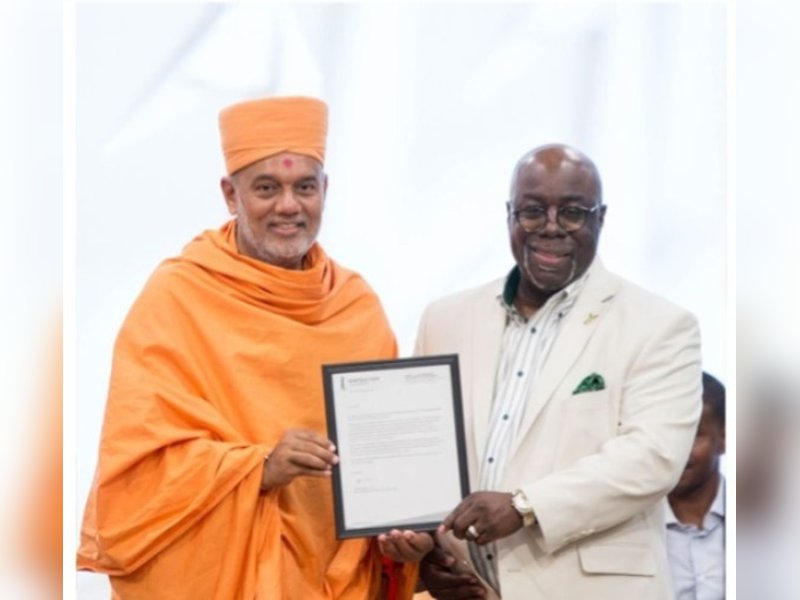 स्वामी विवेकानंद की भविष्यवाणी साकार, बीएपीएस के डॉ. ज्ञानवत्सल स्वामी को अमेरिका भर में अभूतपूर्व सम्मान