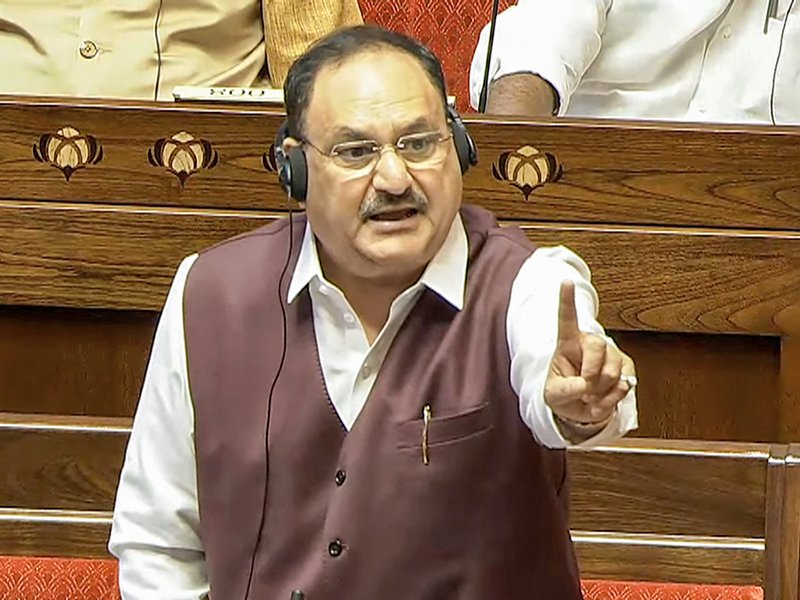 जो मणिपुर पर चैंपियन बने हुए थे, उन्होंने मणिपुर के बिल के विरोध में वोट किया : जेपी नड्डा