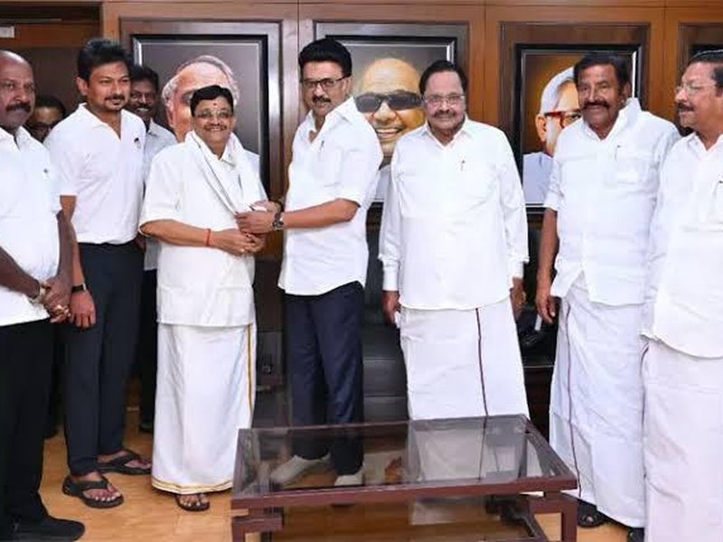 Ex-AIADMK leader Maitreyan joins DMK after multiple political shifts