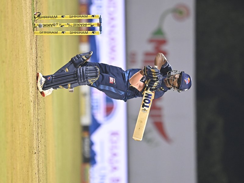 Bengaluru Blasters bounce back with five-wicket win over Gulbarga Mystics in the Maharaja Trophy KSCA T20 at the Srikantadatta Narasimharaja Wadiyar Stadium in Mysuru on Thursday. Photo credit: KSCA 