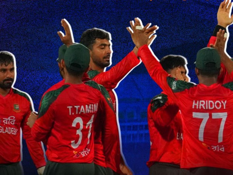 Litton Das, Taskin Ahmed help Bangladesh go 1-0 up against Netherlands in T20I series at Sylhet International Cricket Stadium in Sylhet, Bangladesh, on Saturday. Photo credit: Bangladesh cricket/X