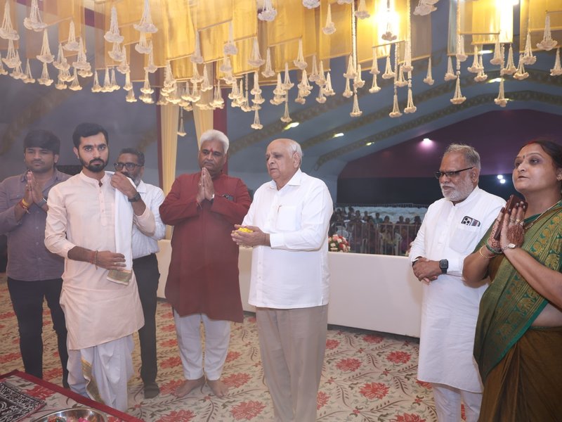 CM Bhupendra Patel visits Ganesh pandals across Ahmedabad
