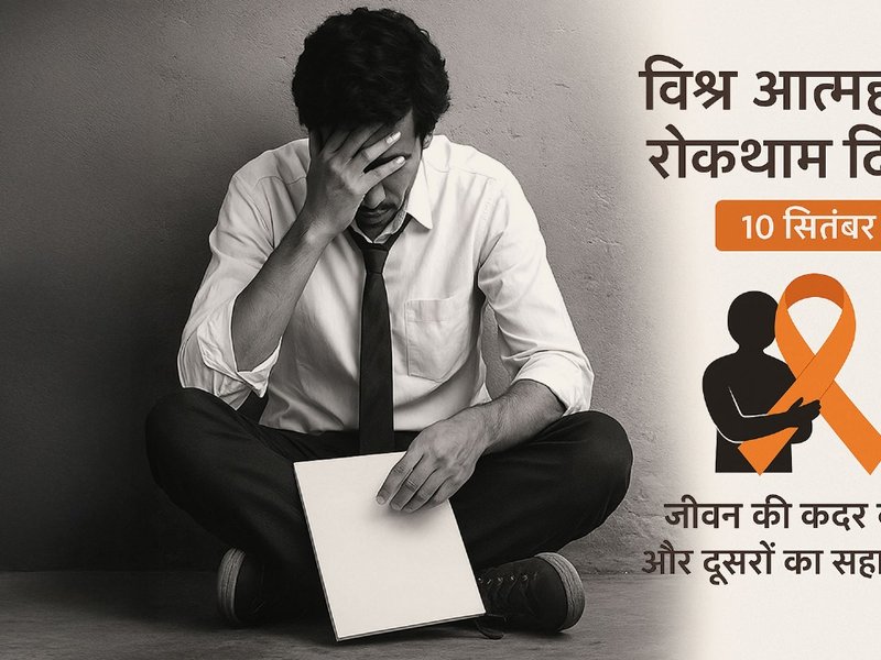 विश्व आत्महत्या रोकथाम दिवस: चुप्पी तोड़ने और उम्मीद जगाने का दिन
