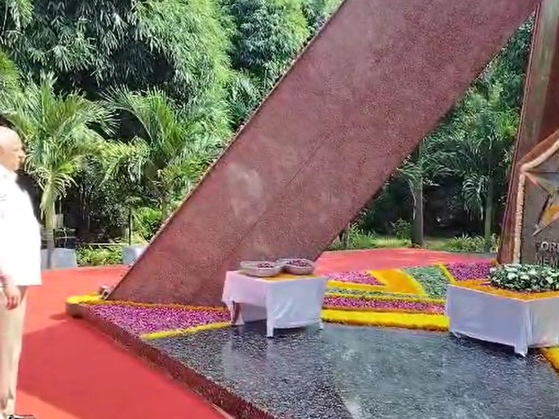 गुजरात : मुख्यमंत्री भूपेंद्र पटेल ने 'राष्ट्रीय वन शहीद दिवस' पर शहीद वनकर्मियों को श्रद्धांजलि दी