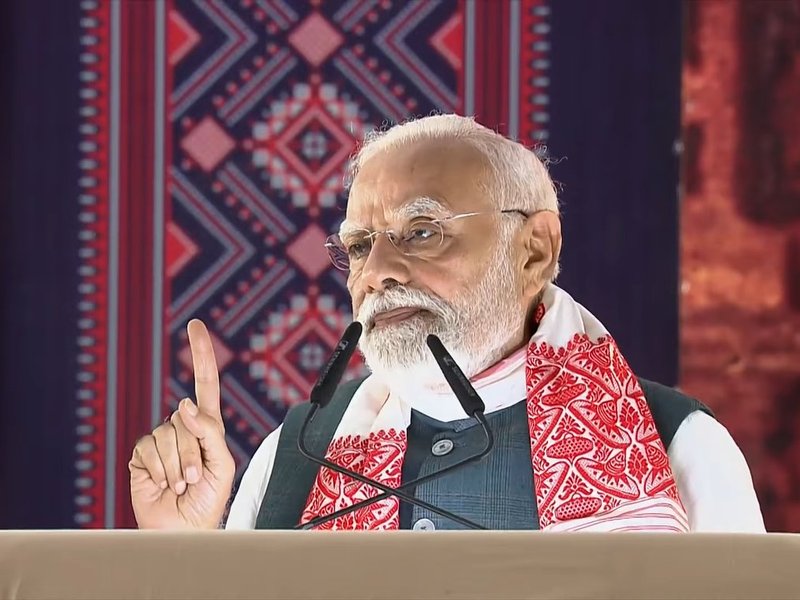 आज भारत दुनिया का सबसे तेजी से विकसित होने वाला देश है, असम के गोलाघाट में बोले पीएम मोदी