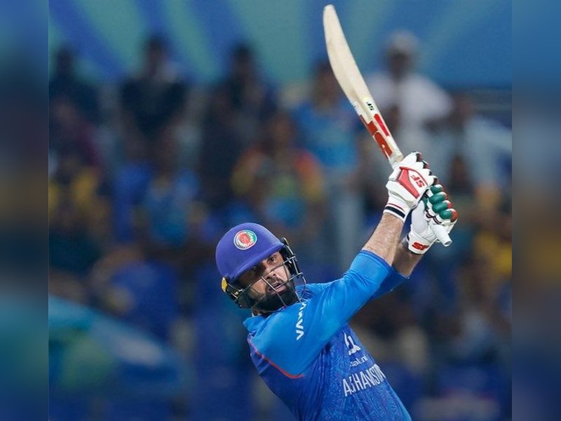 Mohammad Nabi's late blitz powers Afghanistan to 169/8 against Sri Lanka in Men's T20 Asia Cup 2025 in Abu Dhabi on Thursday. Photo credit: ACC/X