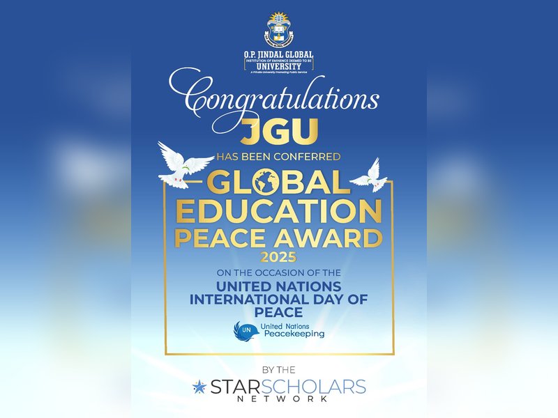 Global Education for Peace Award honours JGU for championing world peace through higher education