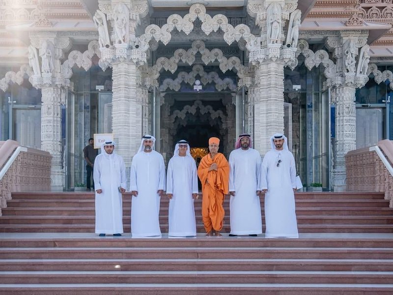 अंतर-धार्मिक सौहार्द को बढ़ावा: डीसीडी अध्यक्ष डॉ. अल खैली ने बीएपीएस मंदिर का किया दौरा