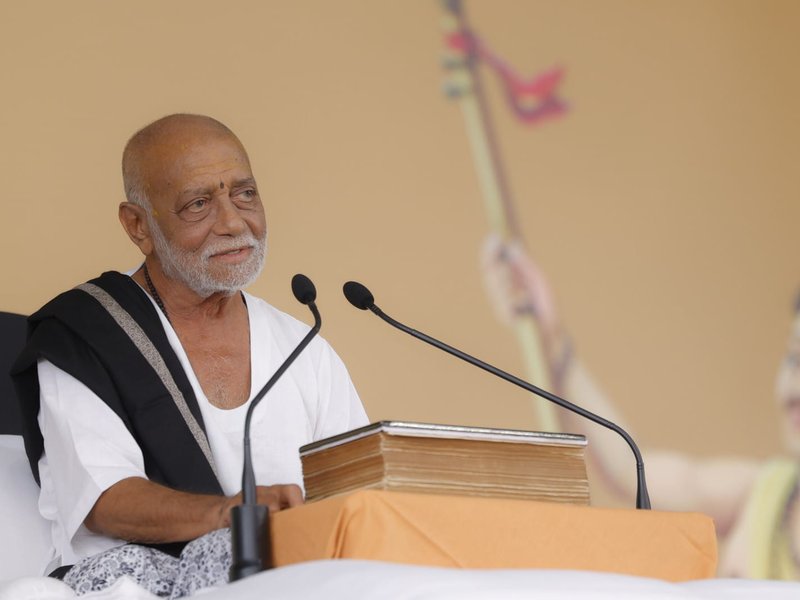 मोरारी बापू ने गोपनाथ रामकथा में दिया संदेश, 'सनातन धर्म और मंदिर संस्कृति का संरक्षण हमारी जिम्मेदारी'