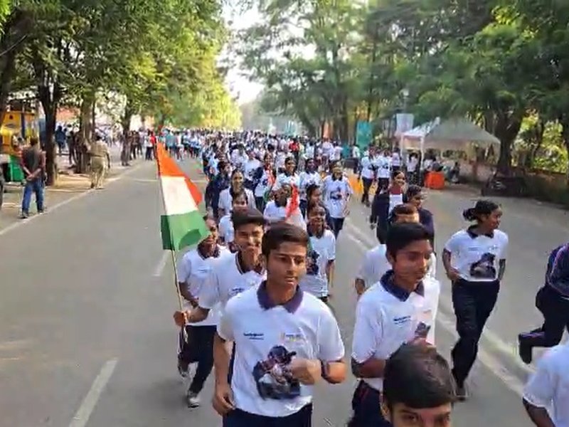 रांची में 'स्वदेशी मैराथन' का आयोजन, 25 हजार लोगों ने हिस्सा लिया
