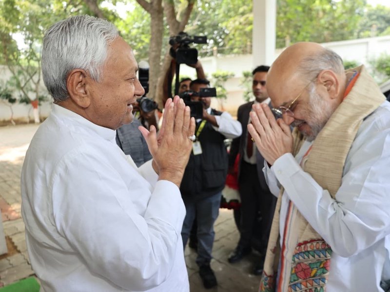 अमित शाह को जन्मदिन पर नीतीश कुमार और चंद्रबाबू नायडू समेत कई मुख्यमंत्रियों ने दीं शुभकामनाएं